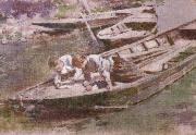 Theodore Robinson Two in a Boat oil painting